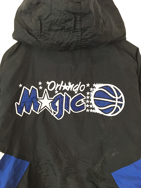 古着 90s STARTER NBA Orlando Magic マジック ハーフジップ パデット