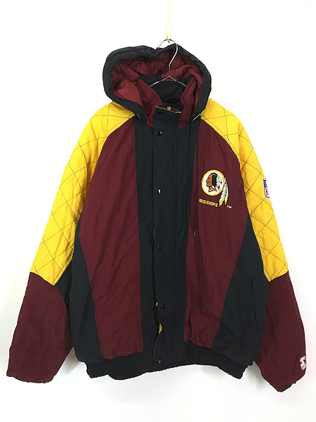 古着 90s STARTER NFL Washington Redskins レッドスキンズ パデット
