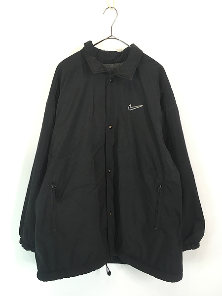 古着 90s NIKE ワンポイント スウォッシュ パッチ 裏ボア ナイロン