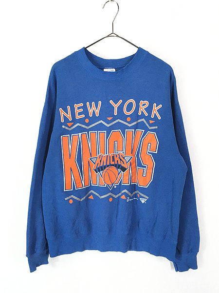 古着 90s NBA New York Knicks ニックス スウェット トレーナー XL
