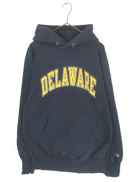 古着 90s USA製 Champion Reverse Weave 「DELAWARE」 カレッジ