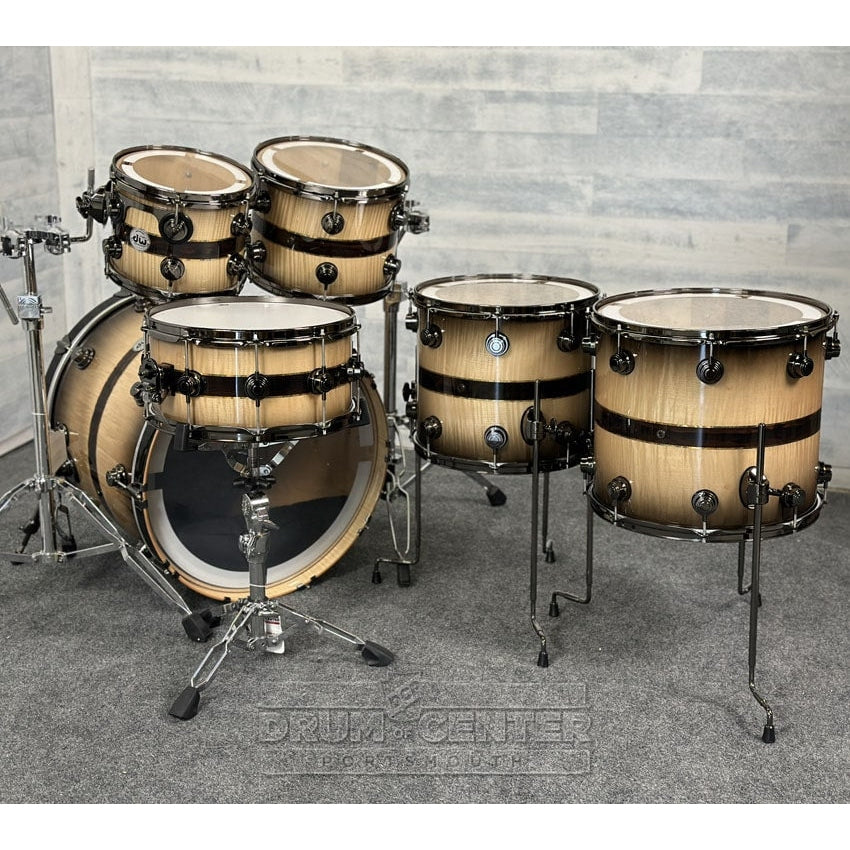 DW Collectors VLT 333 Maple 6pc Drum Set Sycamore Ziricote