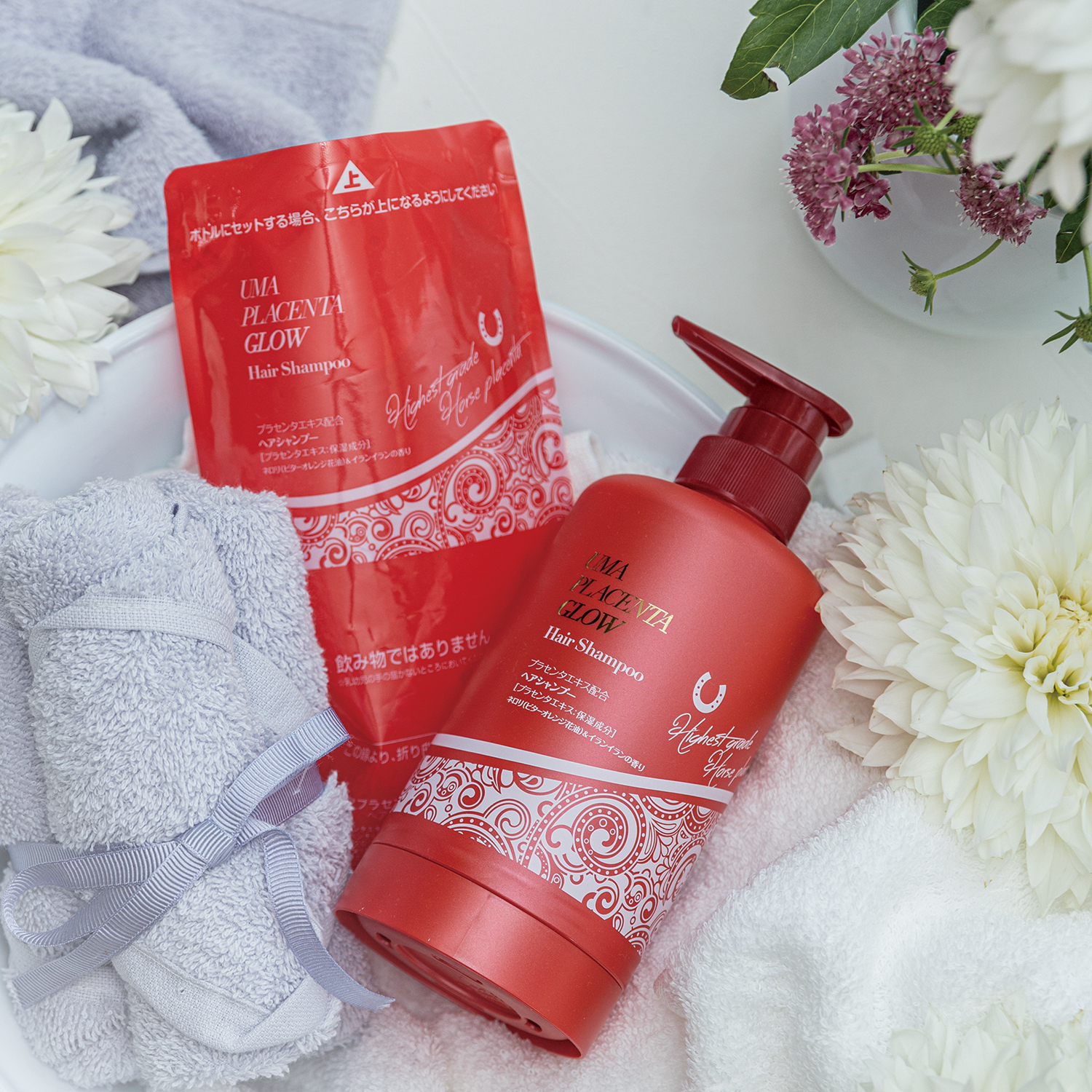 ウマプラセンタグロー シャンプーセット（レッド）400ml – Dr.PROLABO