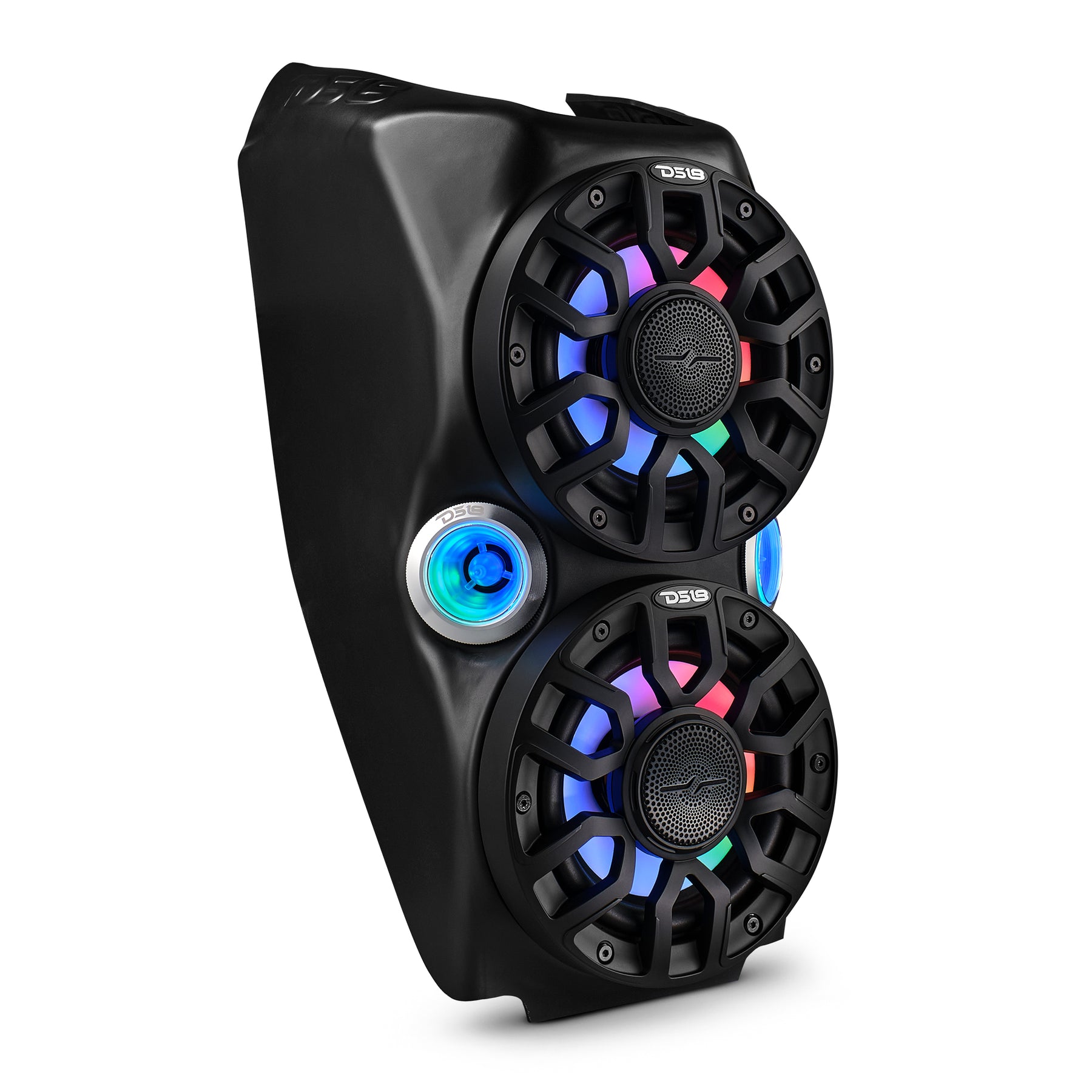 DS18 Waterfall Center Console Loaded Enclosure for Polaris