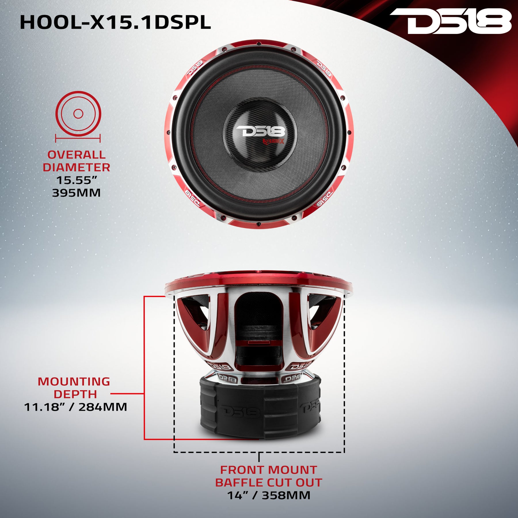 DS18 HOOL-X15.1DSPL HOOLIGAN 15