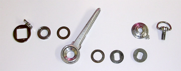 直付けシフター 台座 Wレバー