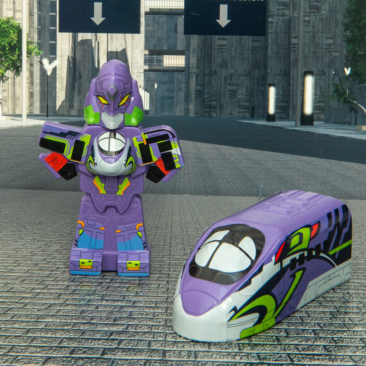 エヴァンゲリオン初号機をイメージした車両も！マクドナルド ハッピー