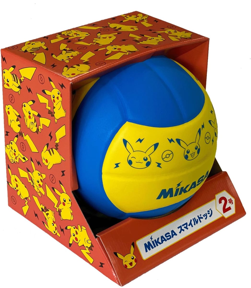 ピカチュウ柄の球技用ボール！ポケモンセンター「MIKASA ボール