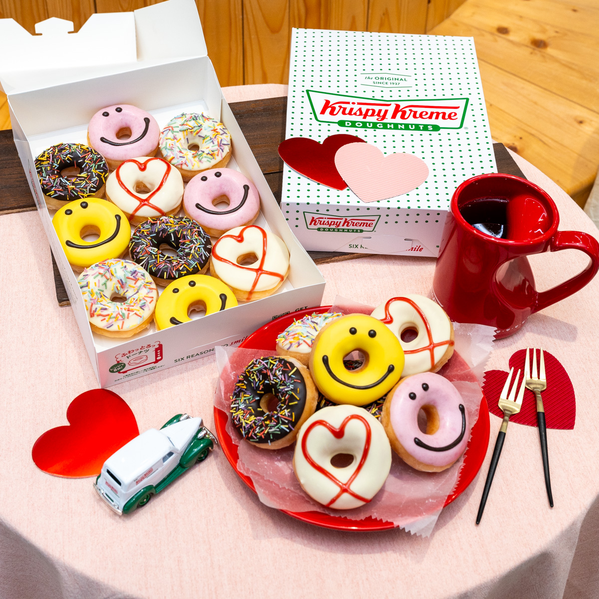 実食レポ】スマイルやハートデコレーションなど全5種類！クリスピー