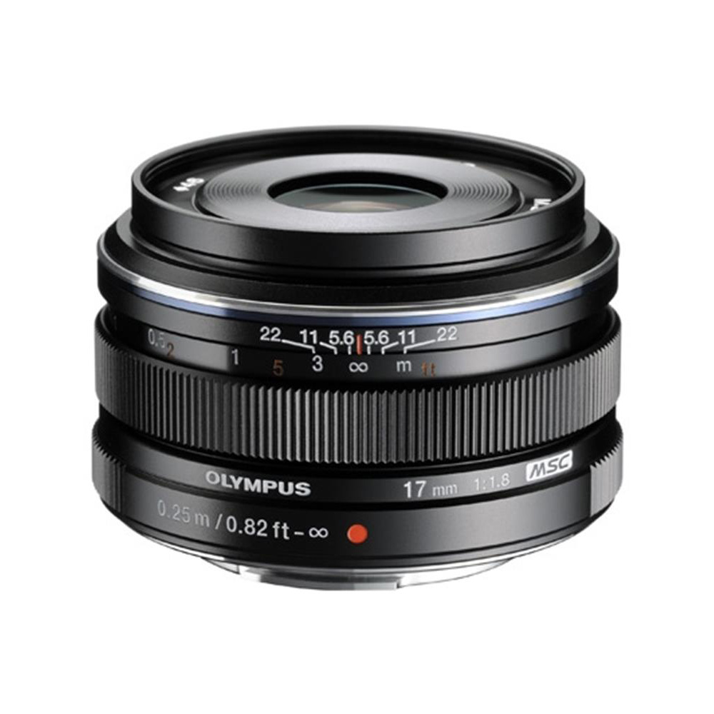 Olympus M.Zuiko Digital 17mm f1.8 Lens Black | Park Cameras