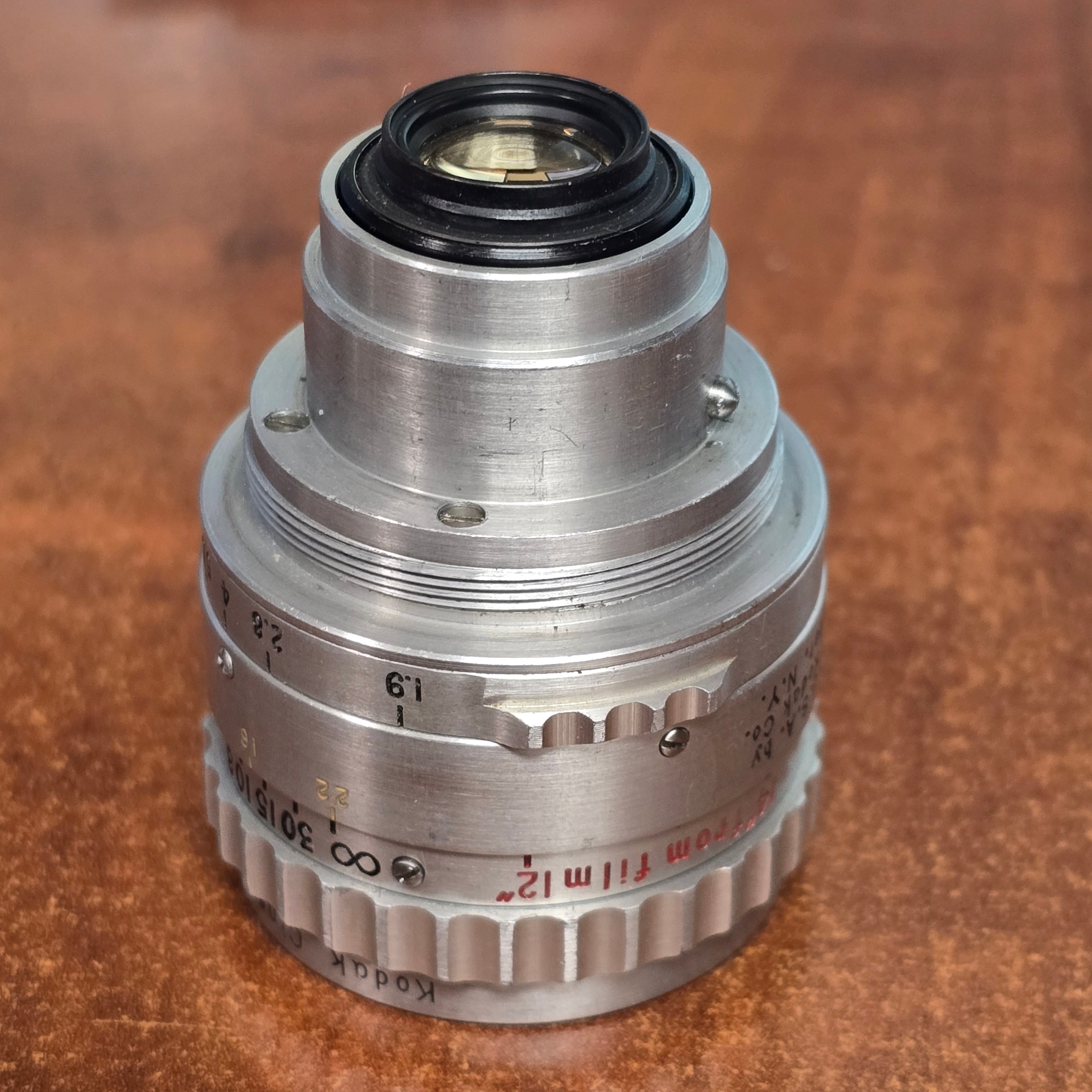 Kodak Cine Ektar II 25mm f1.9 Lens S-Mount S# RA134 – Du-All Camera