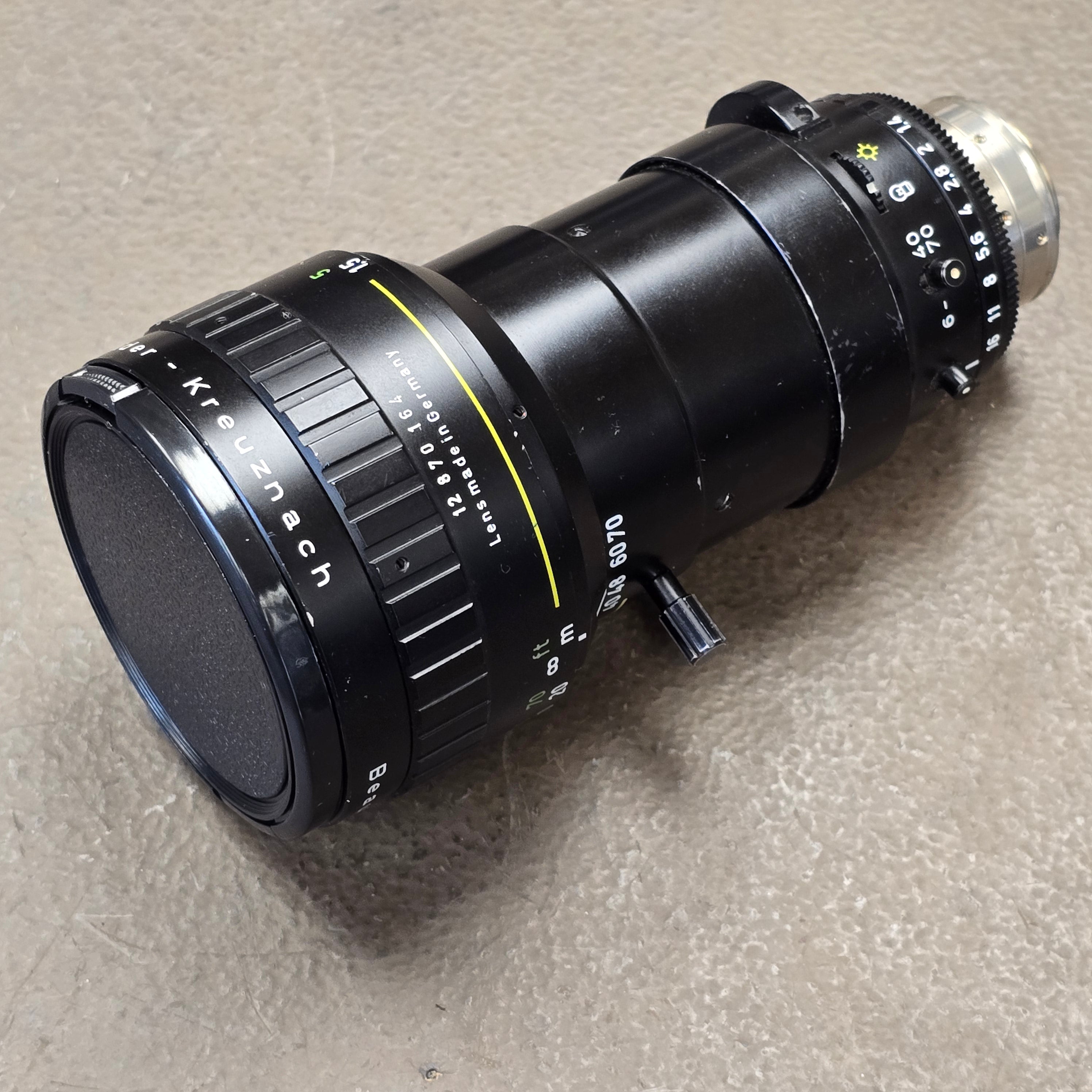 Beaulieu-Optivaron Schneider-Kreuznach 6-70mm f1.4 Macro C-Mount