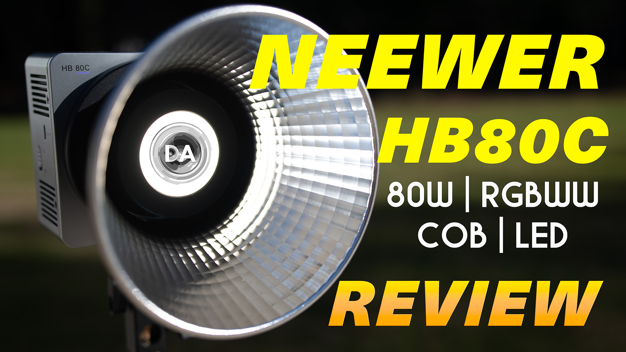 NEEWER HB80C 80W RGBWW Mini COB LED Video Light Review