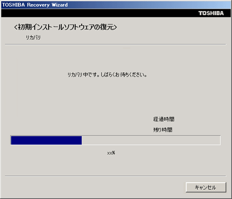 パソコンを購入時の状態に戻す方法(再セットアップ方法)ハードディスク