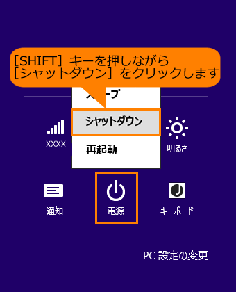 ハードディスクドライブからパソコンを購入時の状態に戻す方法