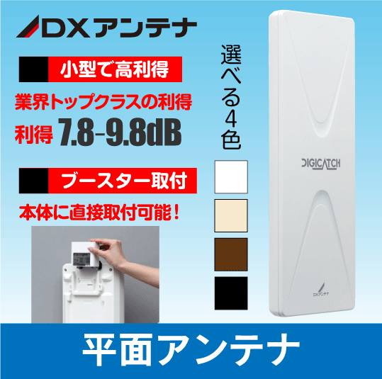 DXアンテナ】 平面アンテナ 20素子【ライトブラウン】|e431（いいし