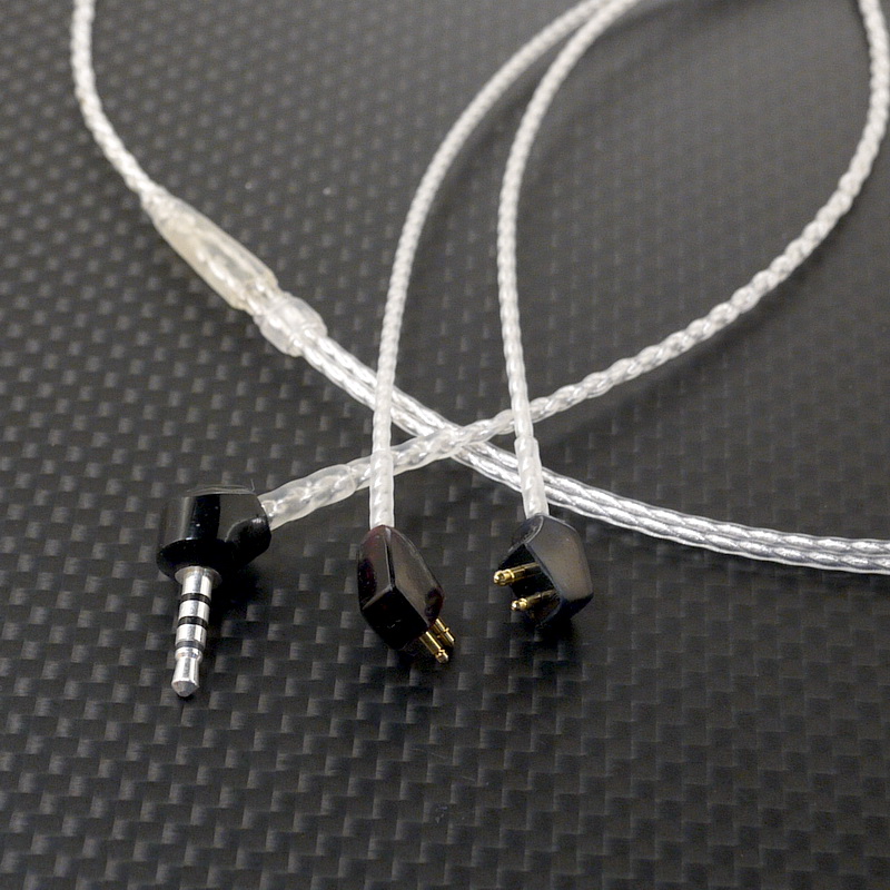 Etymotic Research ER-4S用バランスケーブル ACROLINK極細銀メッキ