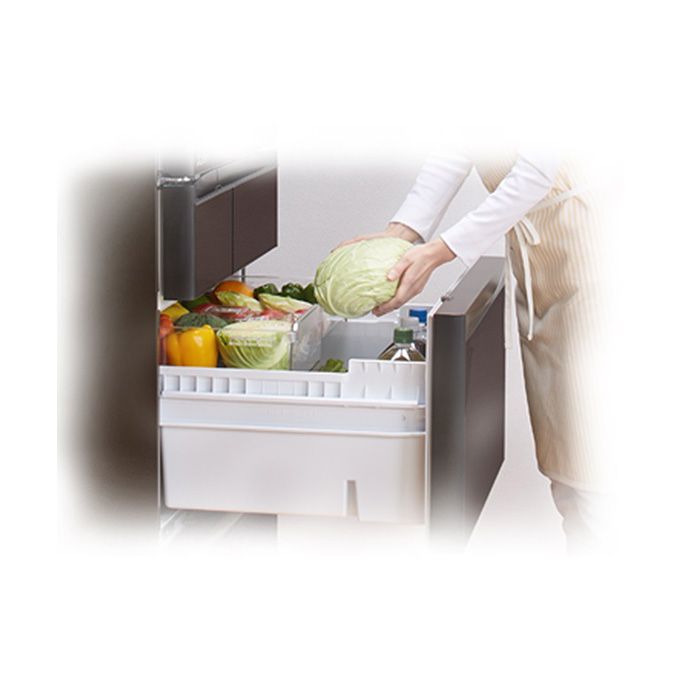 三菱電機 冷蔵庫 置けるスマート大容量 MXシリーズ MR-MX46G（6ドア