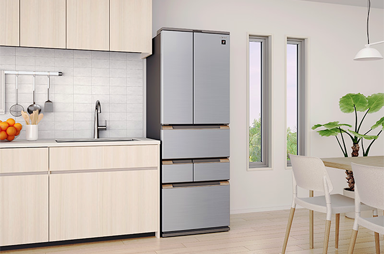 シャープ 冷蔵庫 SJ-MF46H-S（6ドア／フレンチドアタイプ／457L