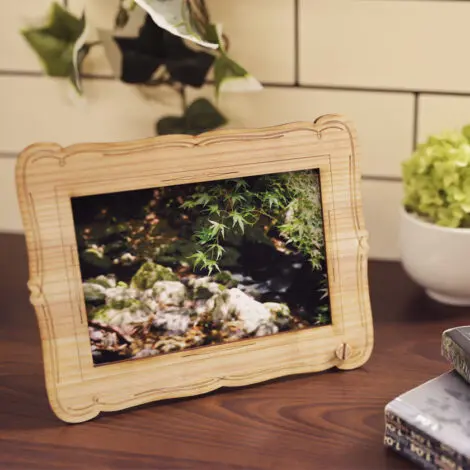 オリジナルフォトフレーム | ノベルティや記念品でSDGsに間伐材、木製