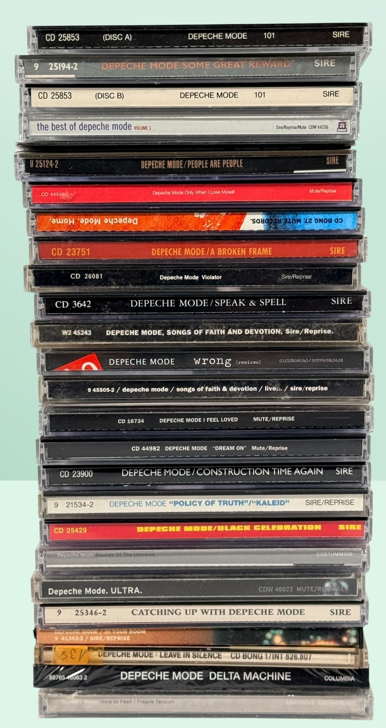 Depeche Mode, CD Collection, Lot of 28 Discs, Albums, Singles