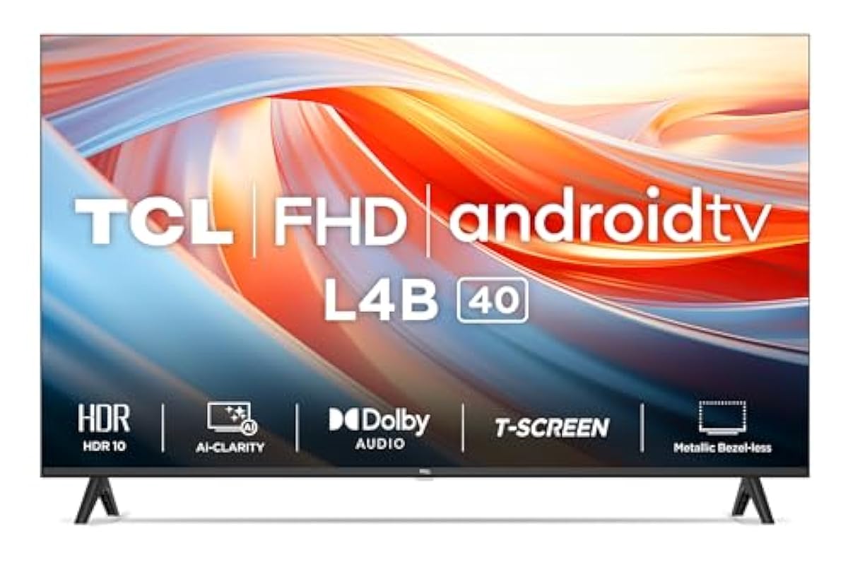 TCL 101 cm (40 inches) Mettalic Bezel-Less Full HD Smart Android