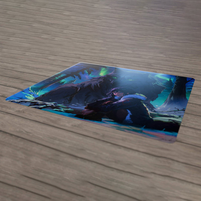 Tekkusai x Hitbox Studios The Guardian Glass Mousepad