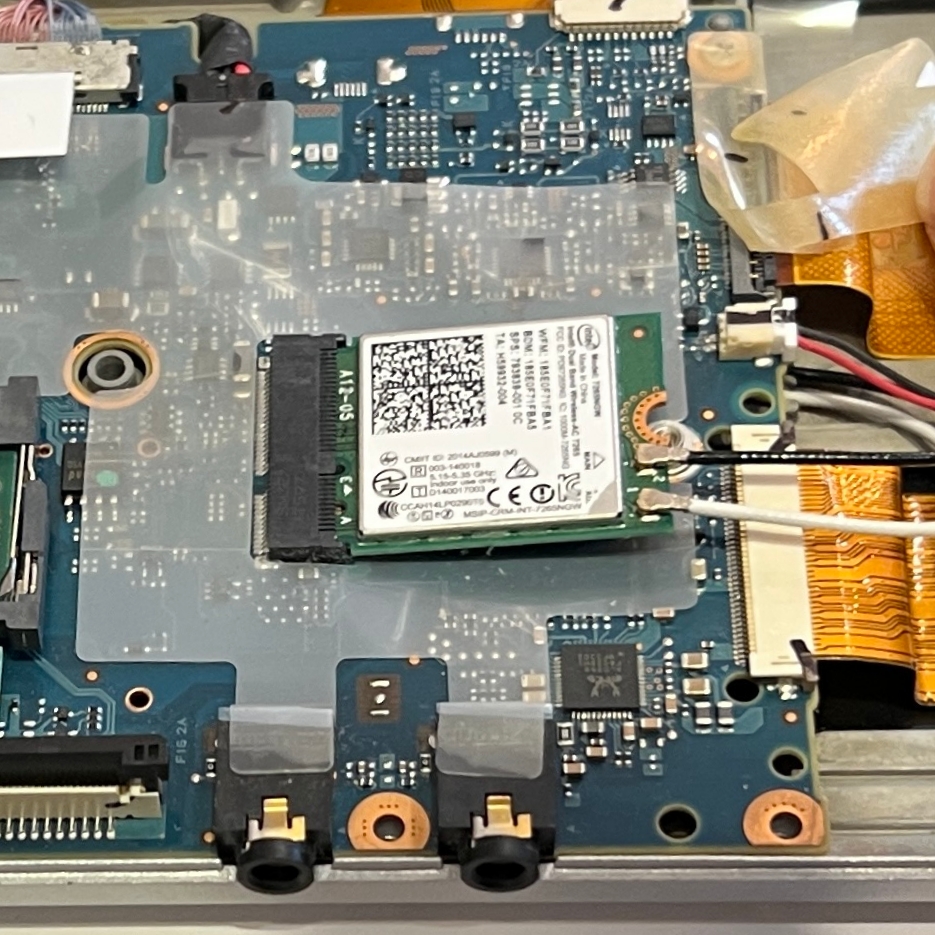 Panasonic CF-LX4EDHCS Wi-Fiが使えない SSD交換 その他