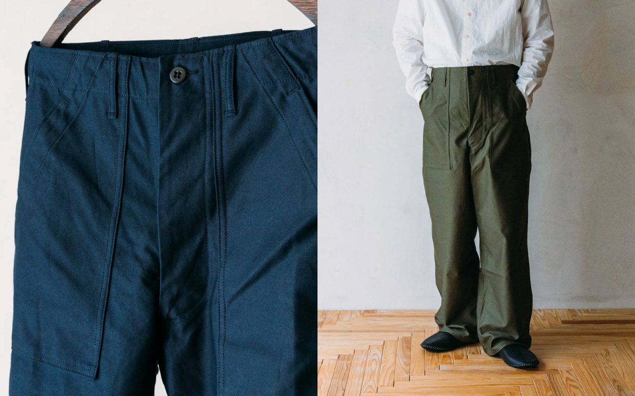TUKI ｜入荷のお知らせ「baker pants」O.D. / navy blue》 | Eckepunkt