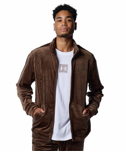 アンダーアーマー公式】 UAベロア フルジップ ジャケット（ライフ