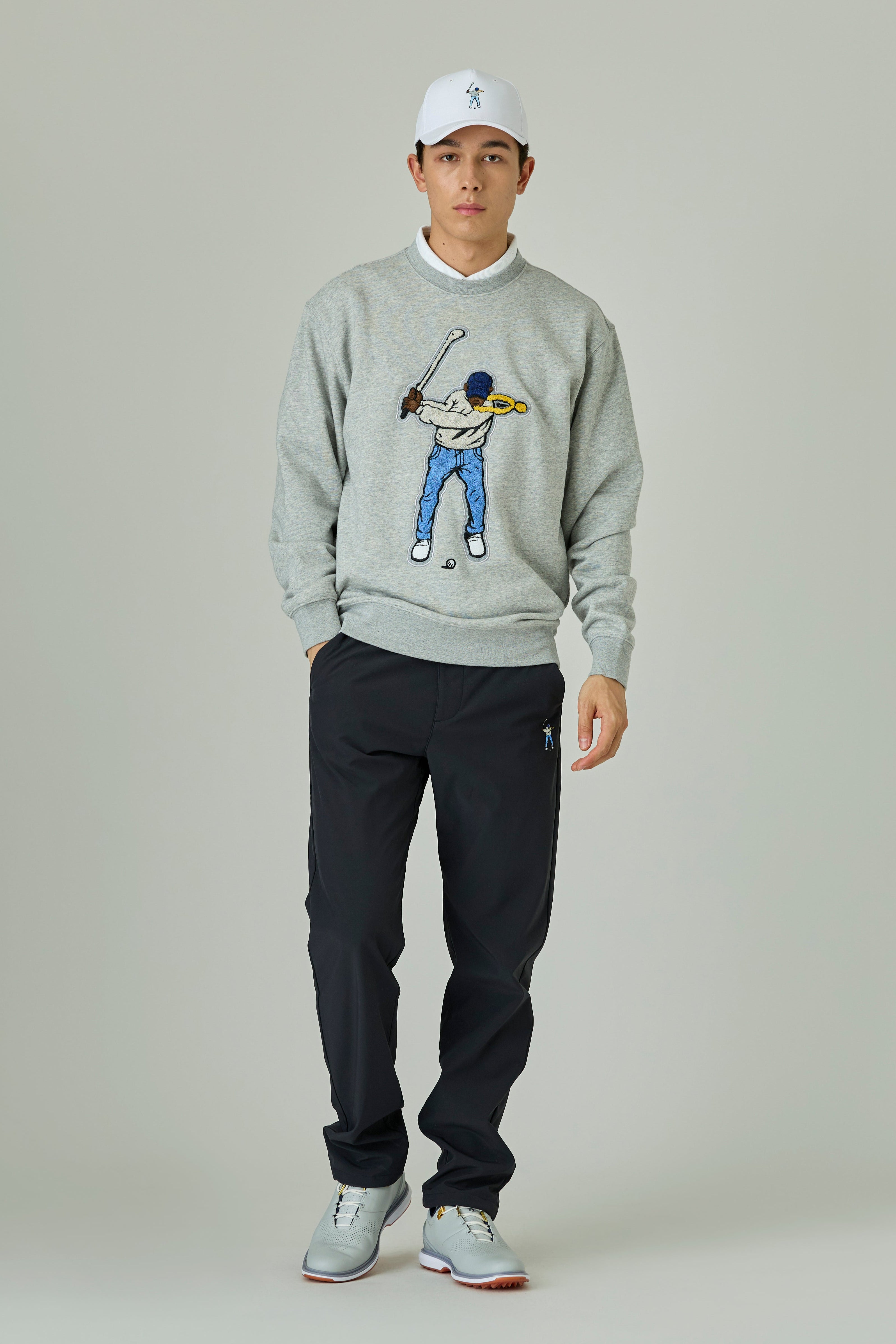 イーストサイドゴルフ スウェット トレーナー グレー M 日本未入荷