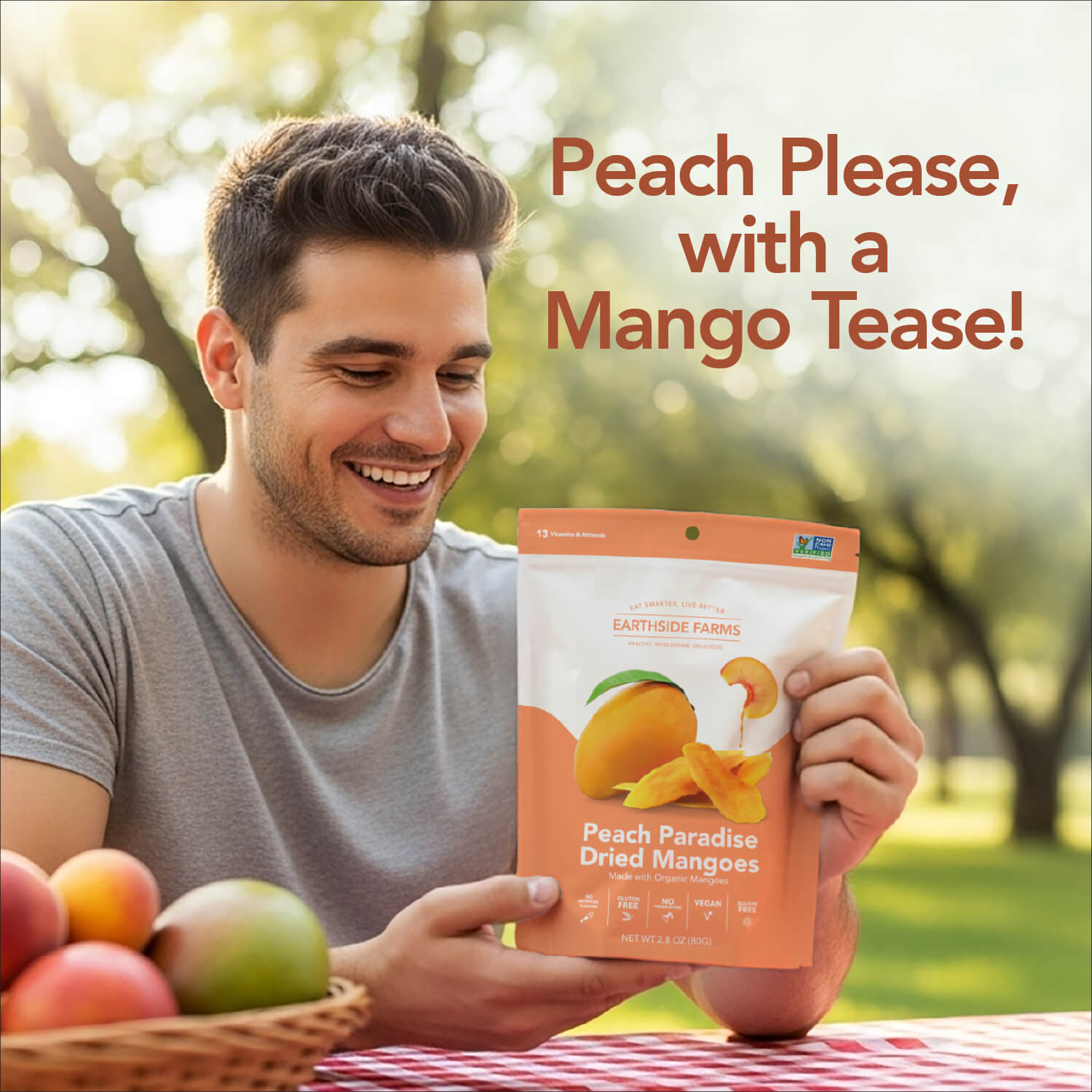 Peach Paradise Dried Organic Mangoes – Earthside Farms