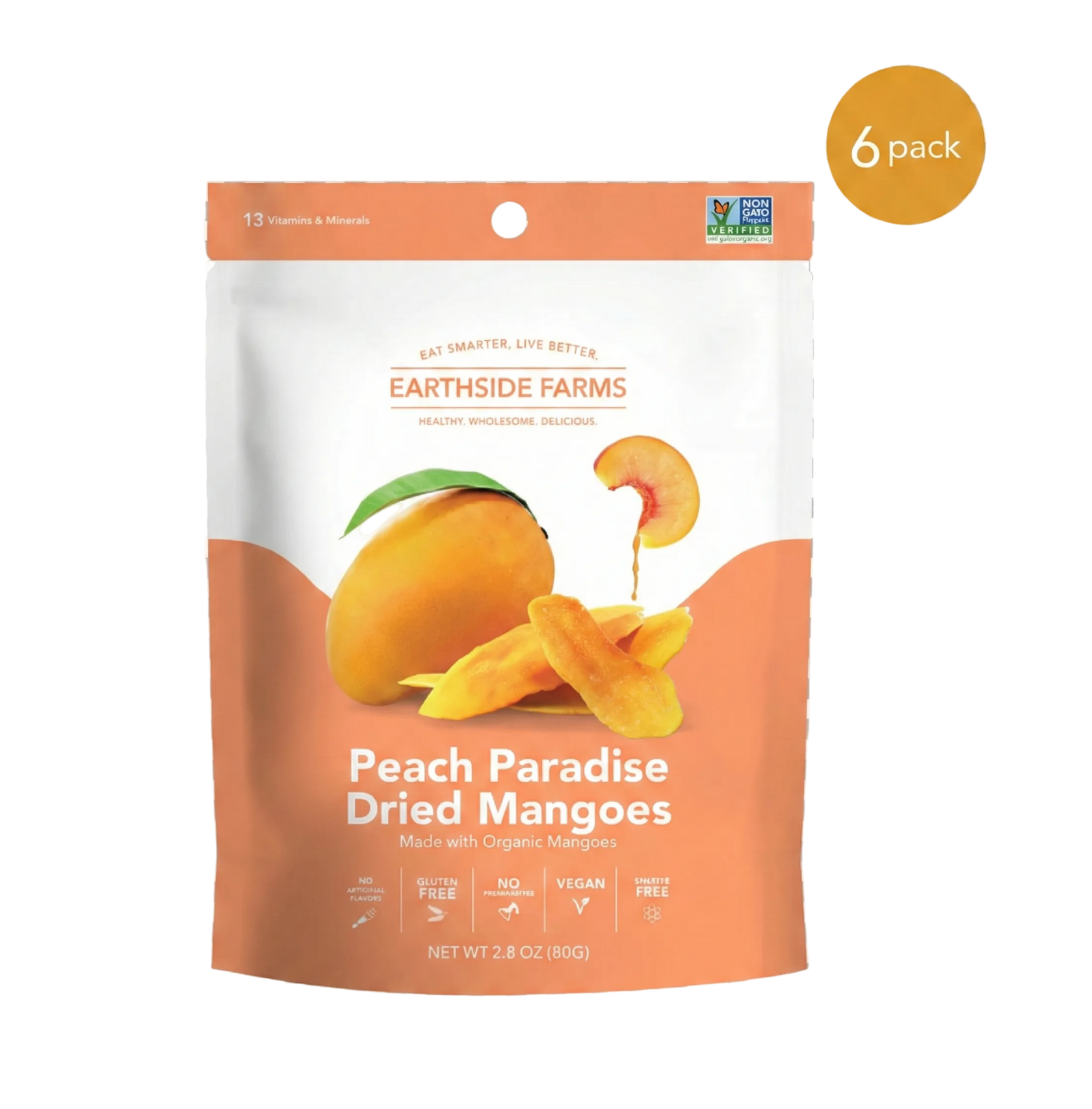 Peach Paradise Dried Organic Mangoes – Earthside Farms