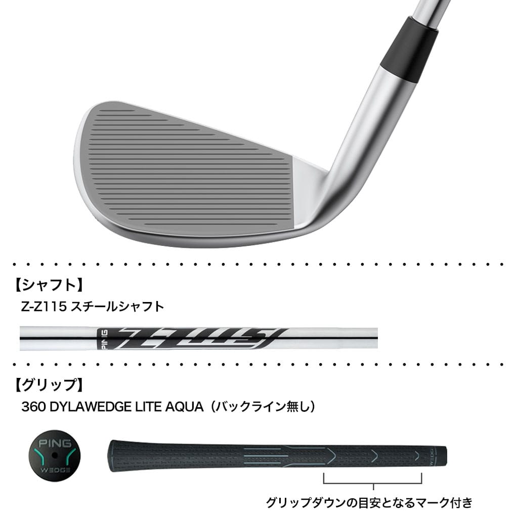 PING ピン ウェッジ BunkR バンカー メンズ 右用/左用(レフティあり) Z