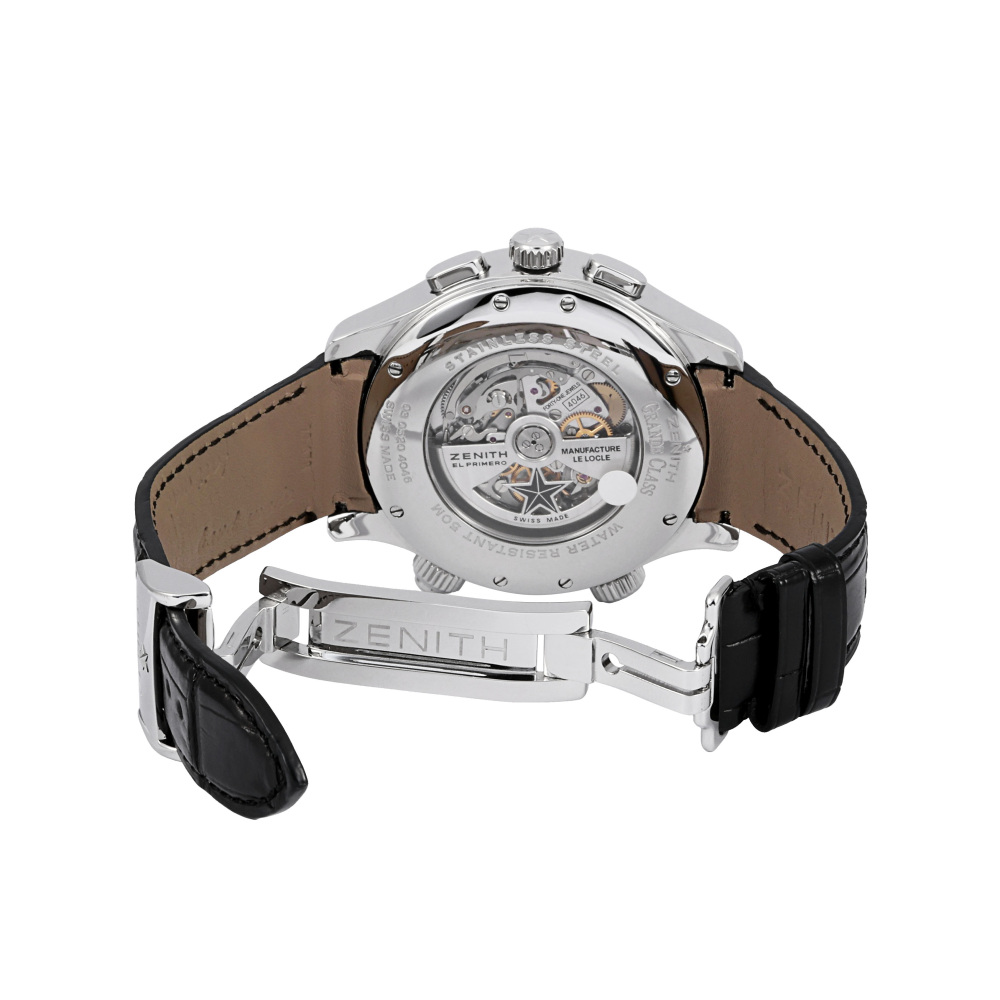 中古] ゼニス エル・プリメロ クラスオープン トラベラーマルチシティ