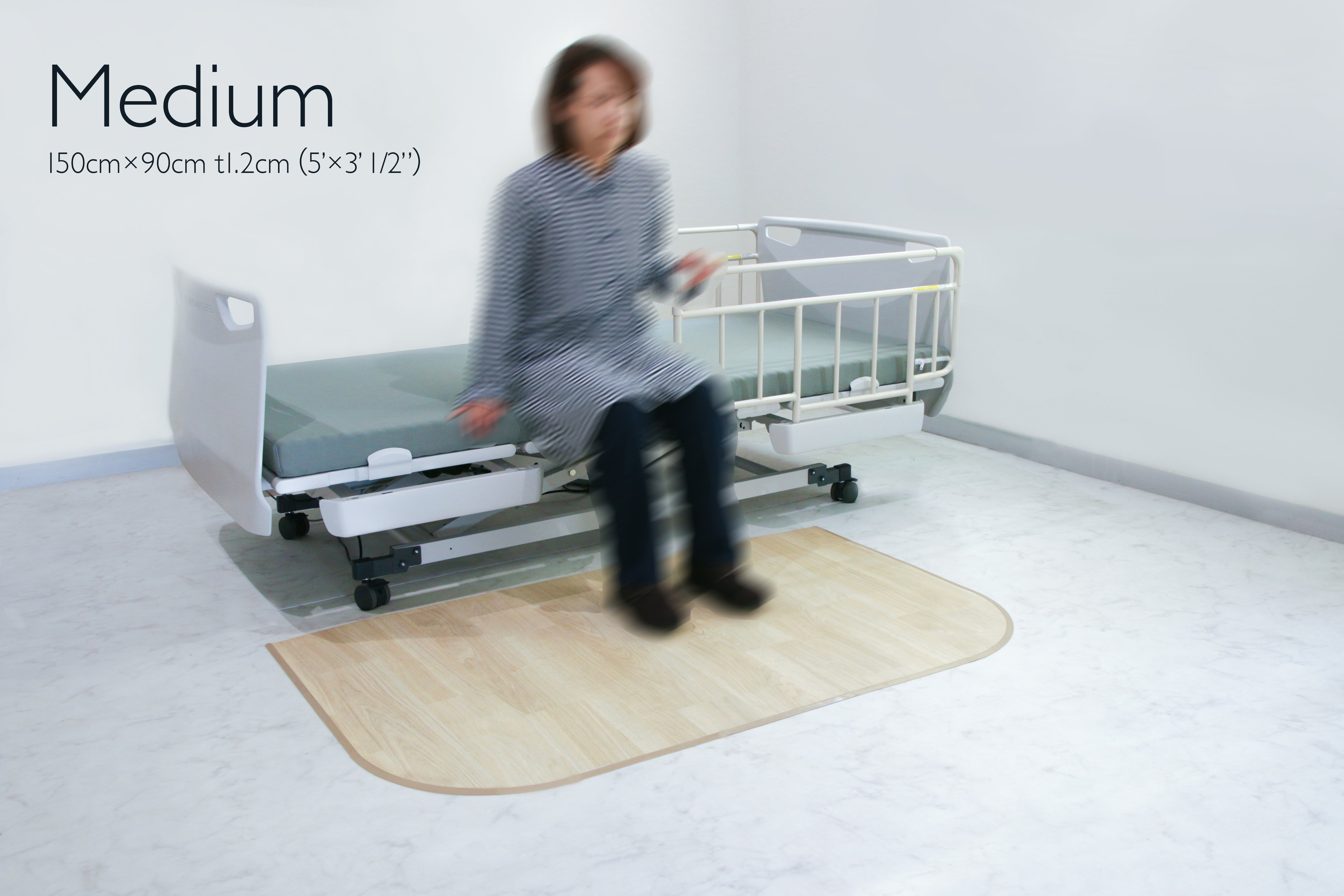 ころやわマット ベッドサイド用 Sサイズ(90cm×120cm) 【送料無料