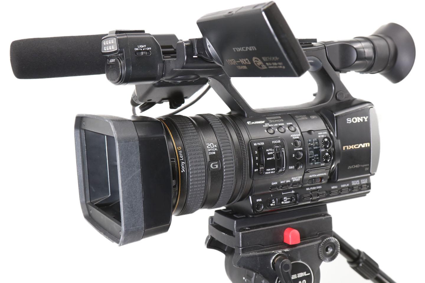 SONY HXR-NX3｜撮影機材レンタルからEDIT・MA作業まで24時間安心