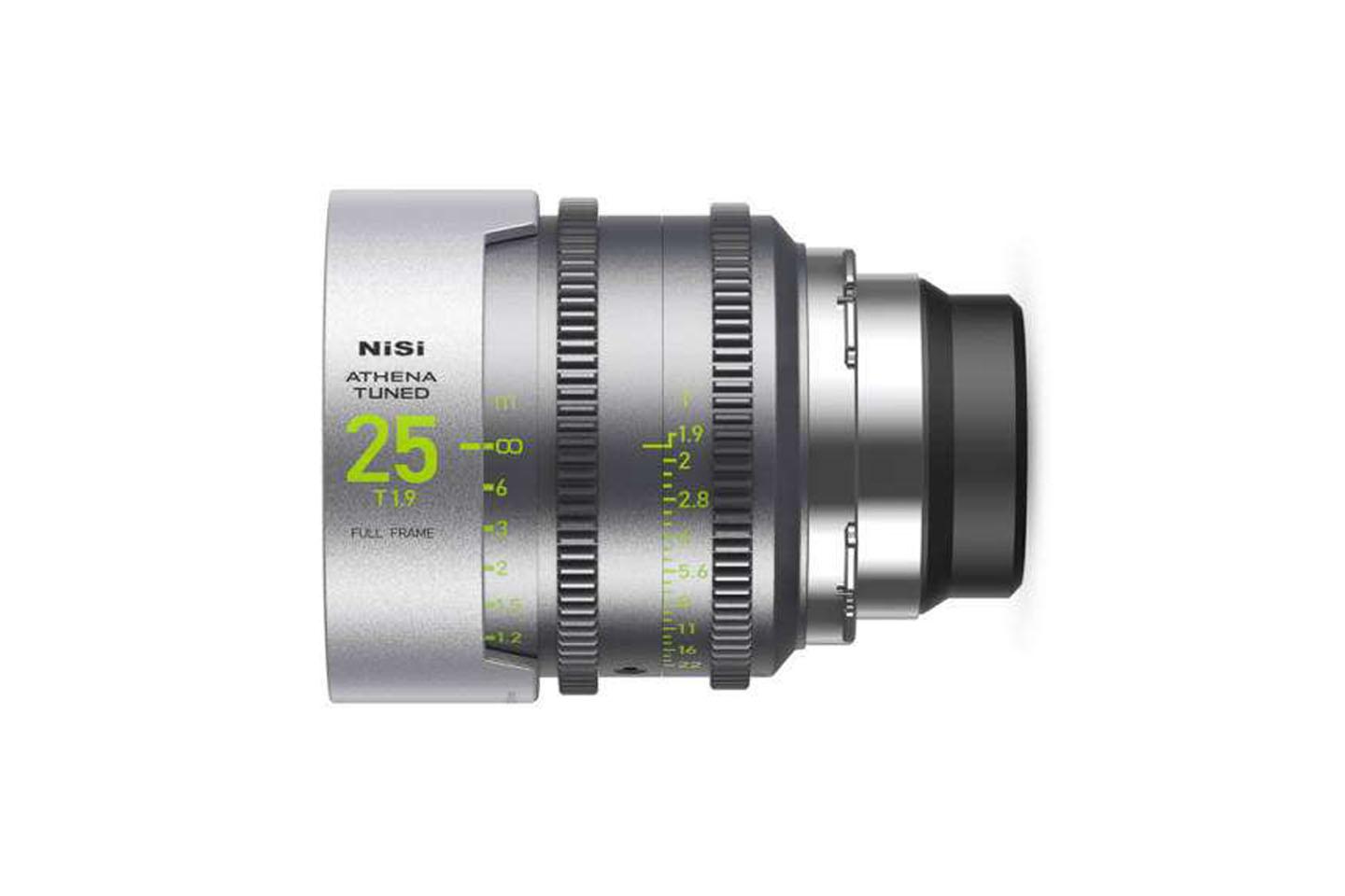 Nisi ATHENA TUNED PRIME FF 25mm T1.9 77mm｜撮影機材レンタルから