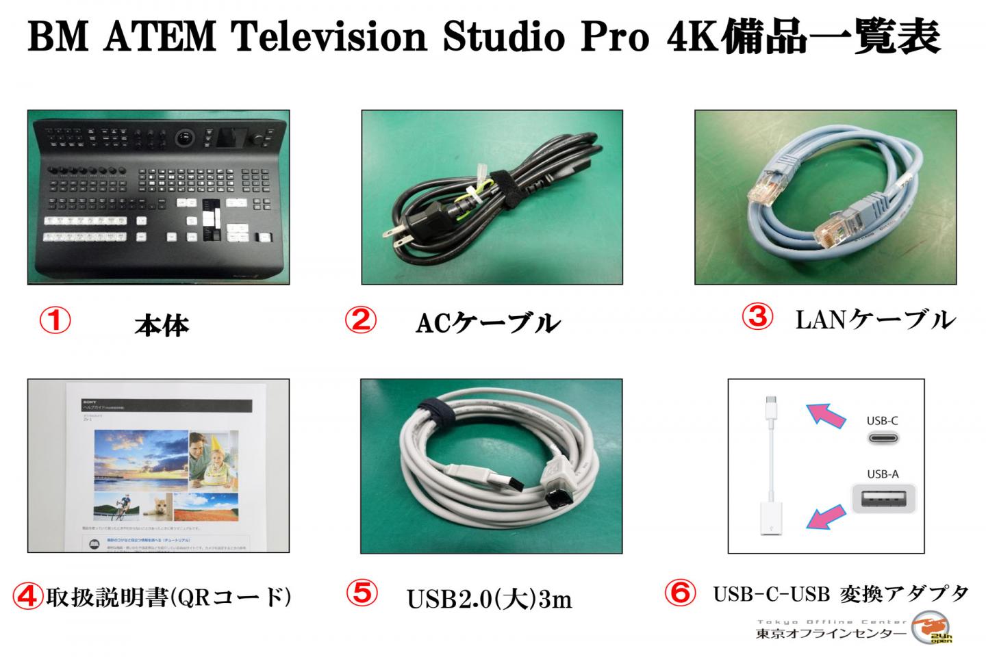 Blackmagic Design ATEM Television Studio Pro 4K｜撮影機材レンタル