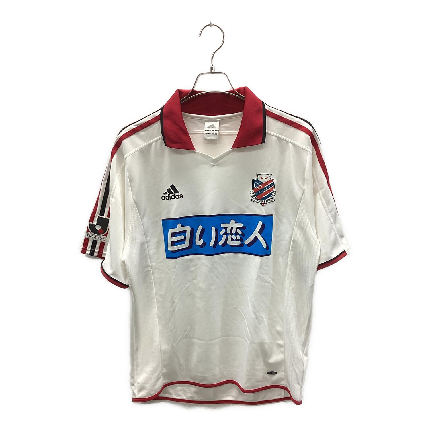 コンサドーレ札幌 サッカーユニフォーム メンズ SIZE L ホワイト 04-05