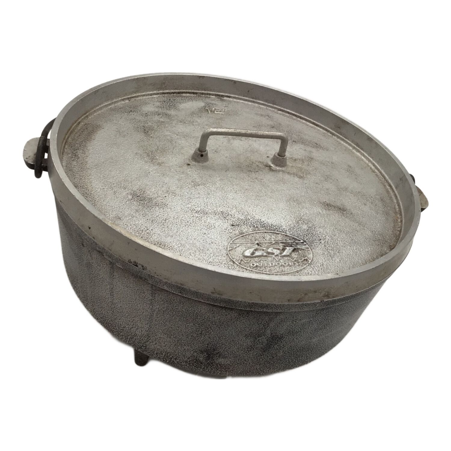 GSI (ジーエスアイ) ダッチオーブン 12インチ アルミ製 アルミキャンプ