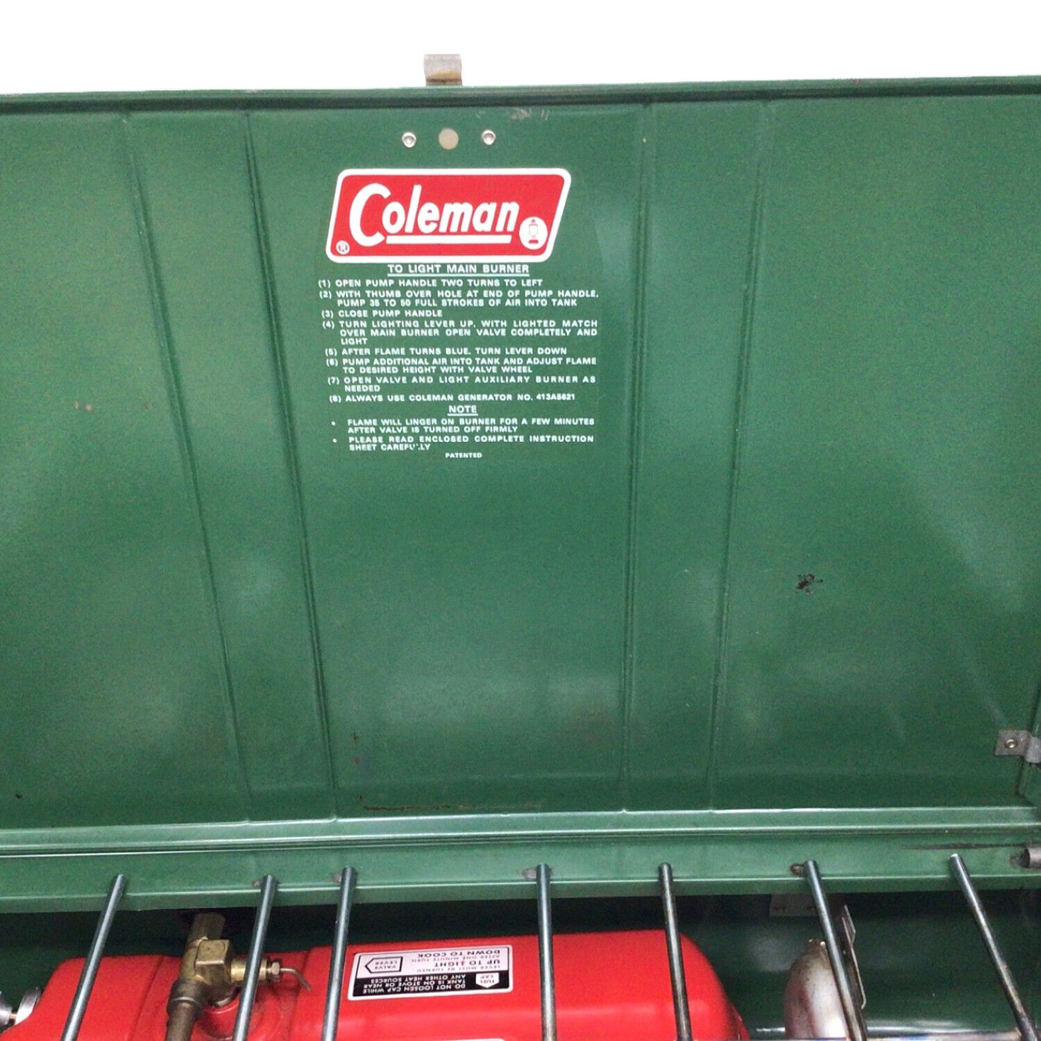 Coleman (コールマン) ガソリンツーバーナー 丸型五徳 413G 1977年3月