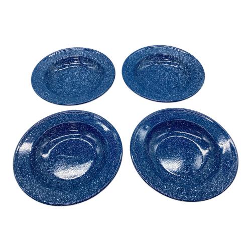 Snow peak (スノーピーク) アウトドア食器セット 4人用 ホーロー食器