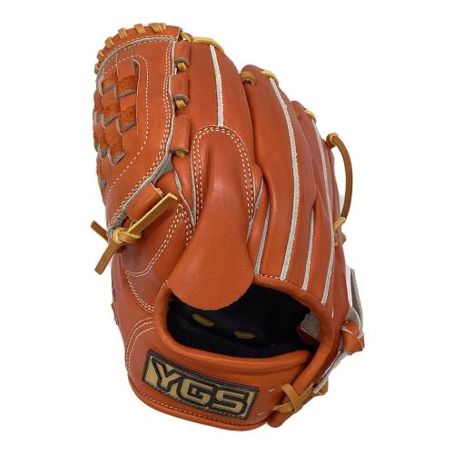 YGS (山本グラブスタジオ) 硬式グローブ オレンジ ケース付 664K 投手