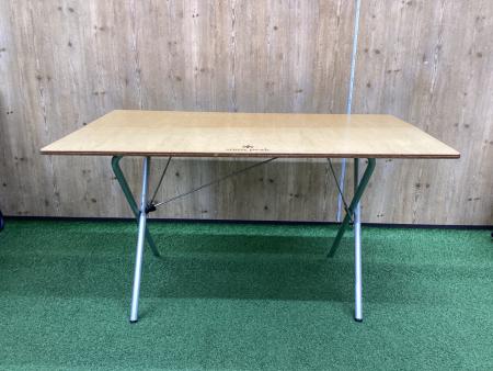 Snow peak (スノーピーク) アウトドアテーブル シナ合板 廃盤品 ワン