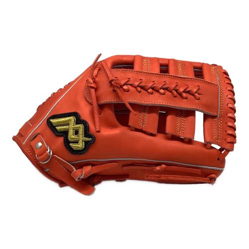 MAX GROVE 軟式グローブ オレンジ スペシャルオーダー @ 外野用