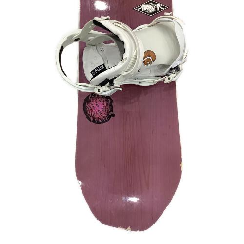 NIGHTMARE スノーボード 152cm ピンク 2x4 ビンディング(FLUX)付