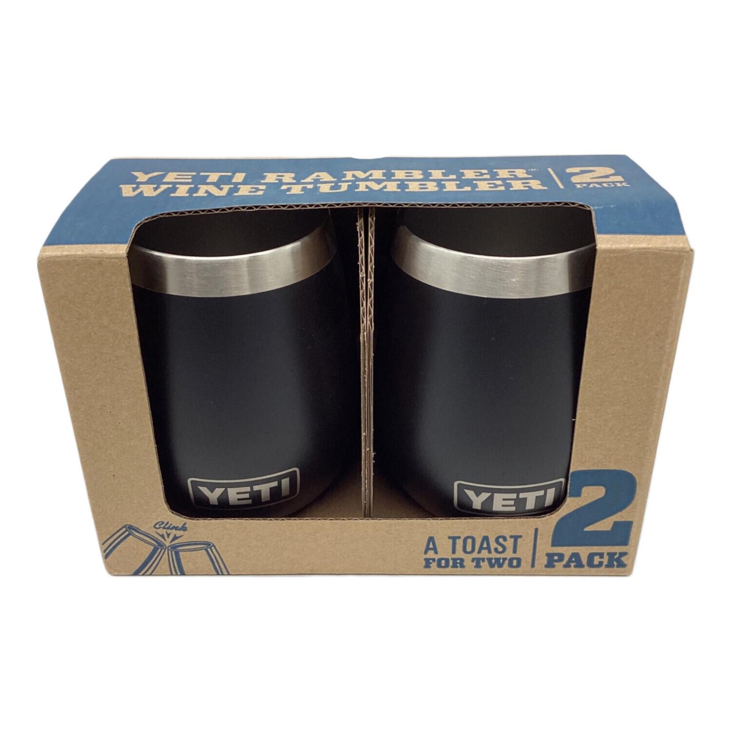 Yeti (イエティ) アウトドア食器 2個セットブラック ランブラーワイン