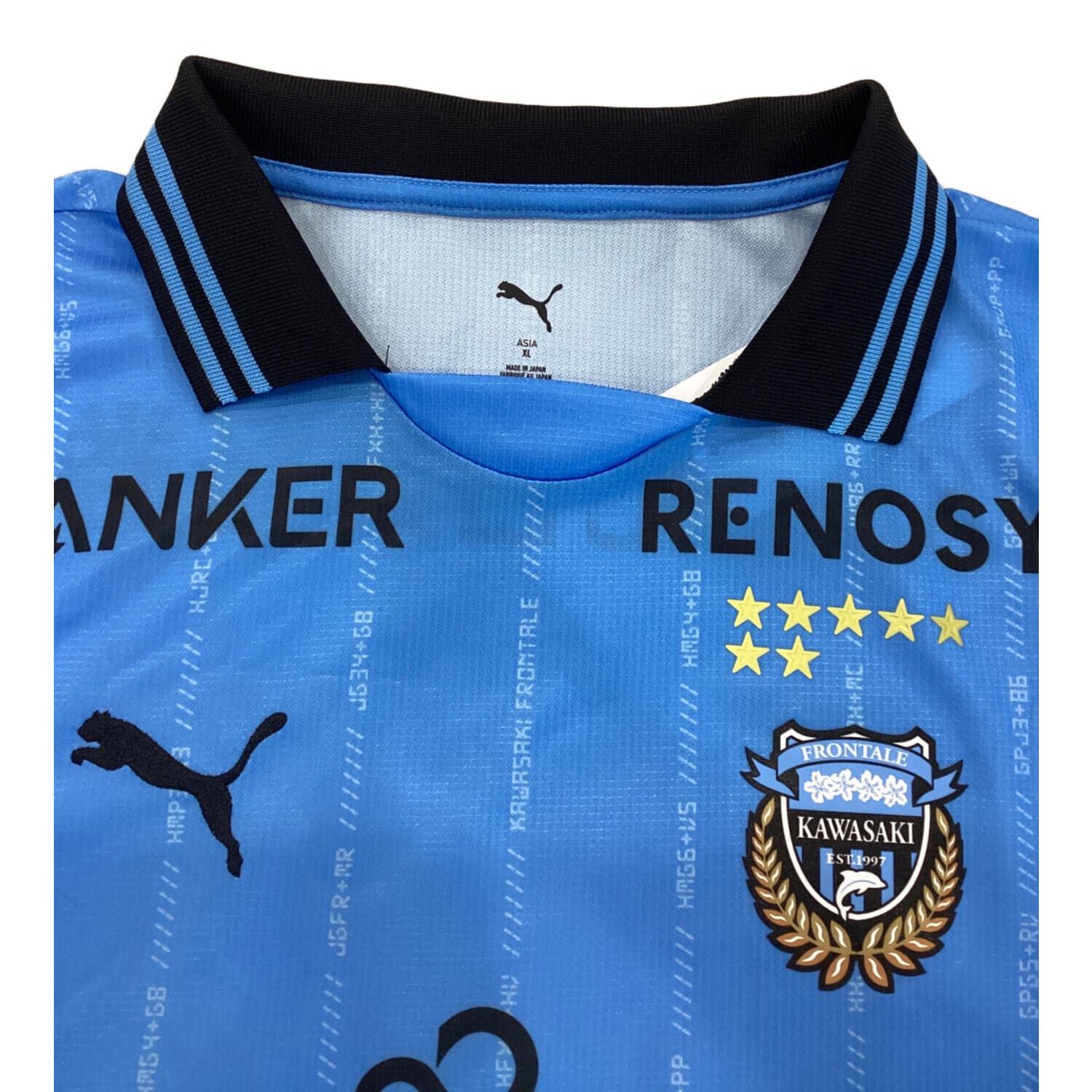 川崎フロンターレ サッカーユニフォーム メンズ SIZE XL スカイブルー