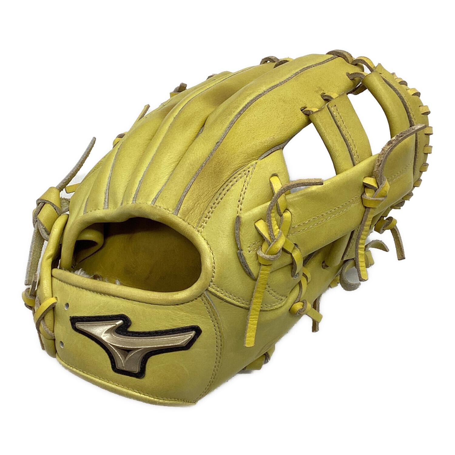 MIZUNO (ミズノ) 軟式グローブ イエロー Hselection01 Global Elite